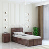 Scott Solid Sheesham Wood Single Bed With Box Storage - 3 years Warranty