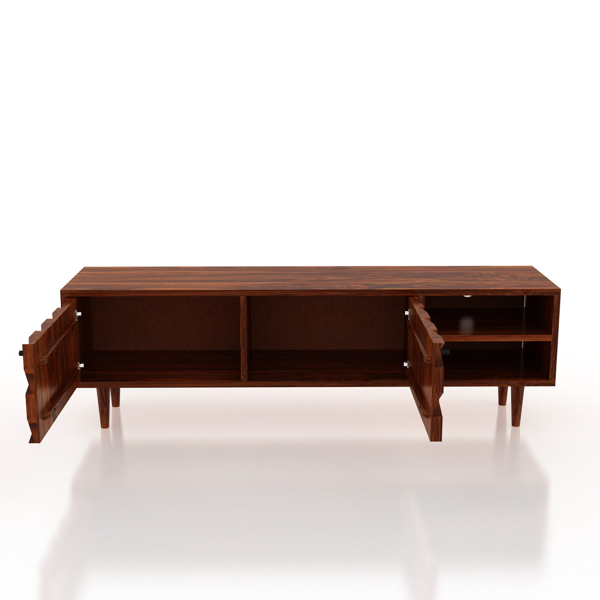 Raj Solid Sheesham Wood Tv Unit - 3 Years Warranty
