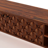 Raj Solid Sheesham Wood Tv Unit - 3 Years Warranty
