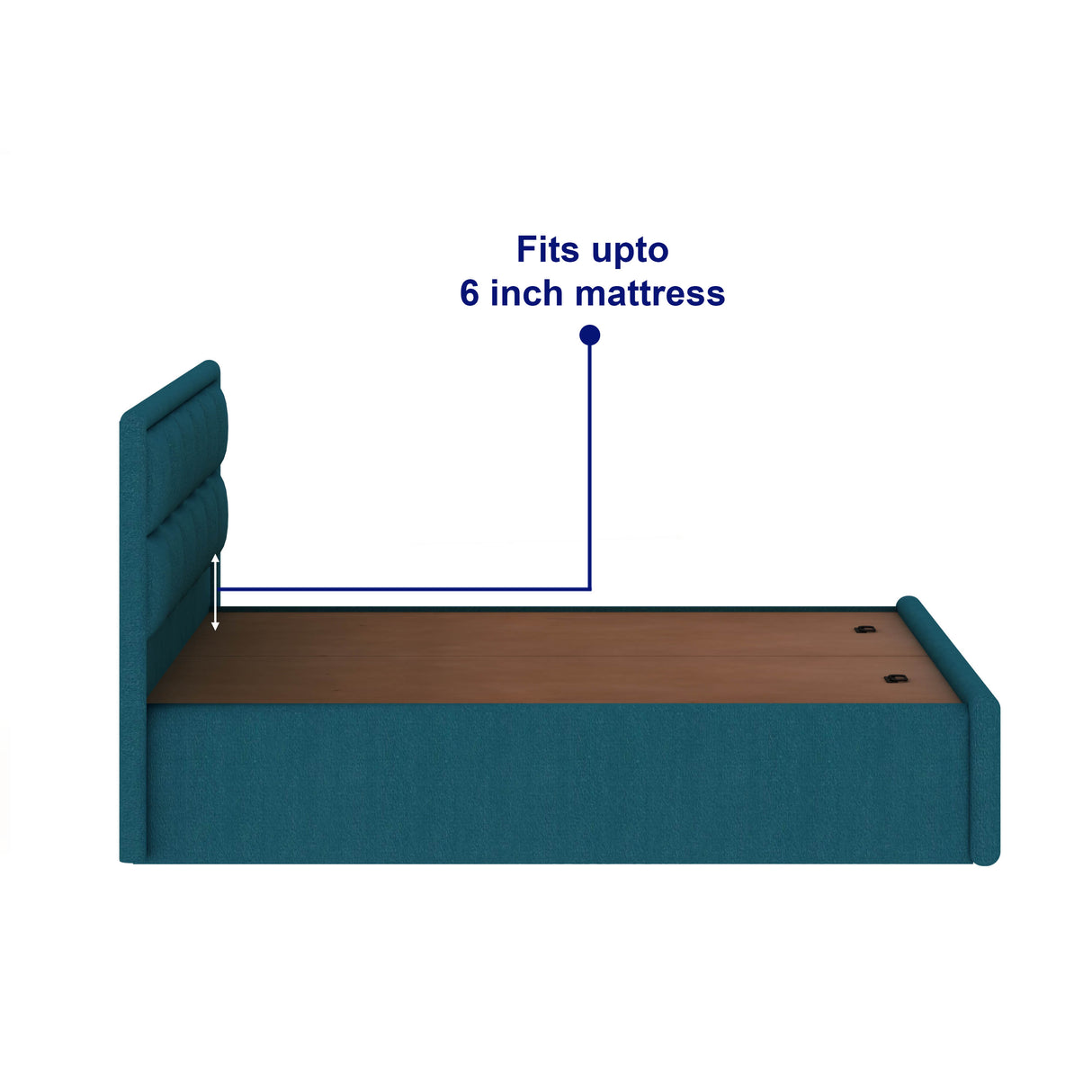 Roman Upholstered Box Storage Bed-3 Years Warranty(LUXE EDITION)