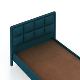Roman Single Size Upholstered Bed 4 Feet Without Storage-3 Year Warranty(LUXE EDTION)