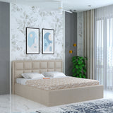 Roman Upholstered Box Storage Bed-3 Years Warranty(LUXE EDITION)
