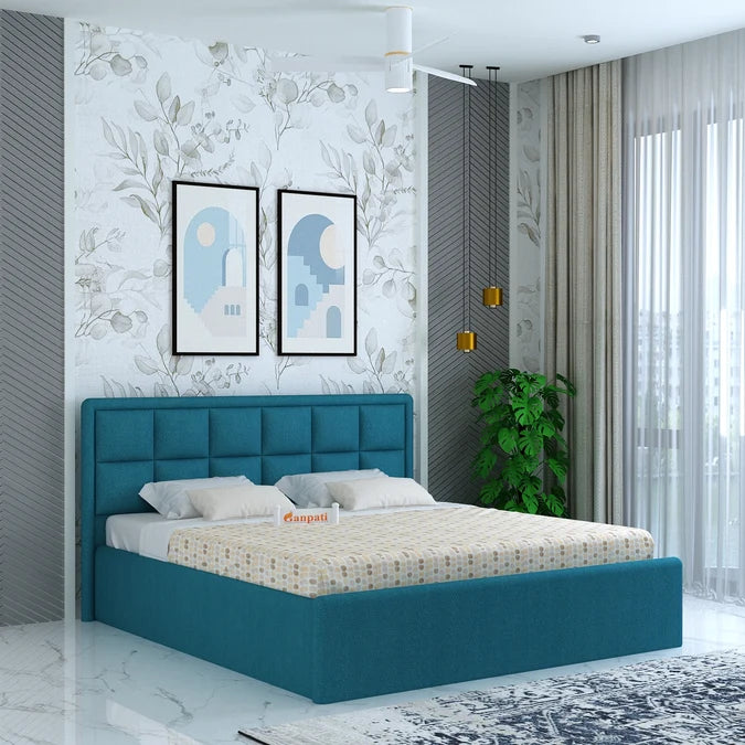 Roman Upholstered Box Storage Bed-3 Years Warranty(LUXE EDITION) features