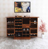 Olso Wine Cabinet in Solid Sheesham Wood - BIG - 3 Years Warranty