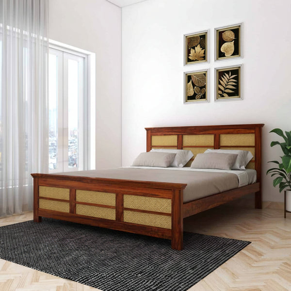 sheesham wood bed