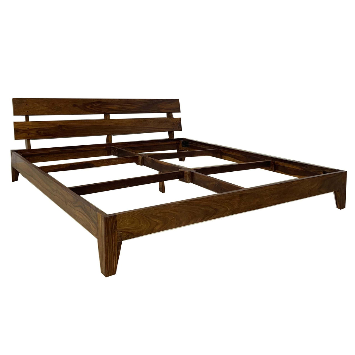 Spiky Solid Sheesham Wood Bed - 1 Year Warranty