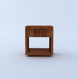 Oslo Solid Sheesham Wood Bedside Table - 1 Year Warranty