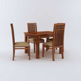 Armania Solid Sheesham Wood 4 Seater Dining Table Set - 1 Year Warranty