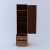 Cairo Solid Sheesham Wood Dressing Table with Cabinet - 1 Year Warranty