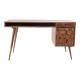 Monte Solid Sheesham Wood Desk and Study Table - 1 Year Warranty