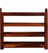 Rio Solid Sheesham Wood Shoe Rack - 1 Year Warranty