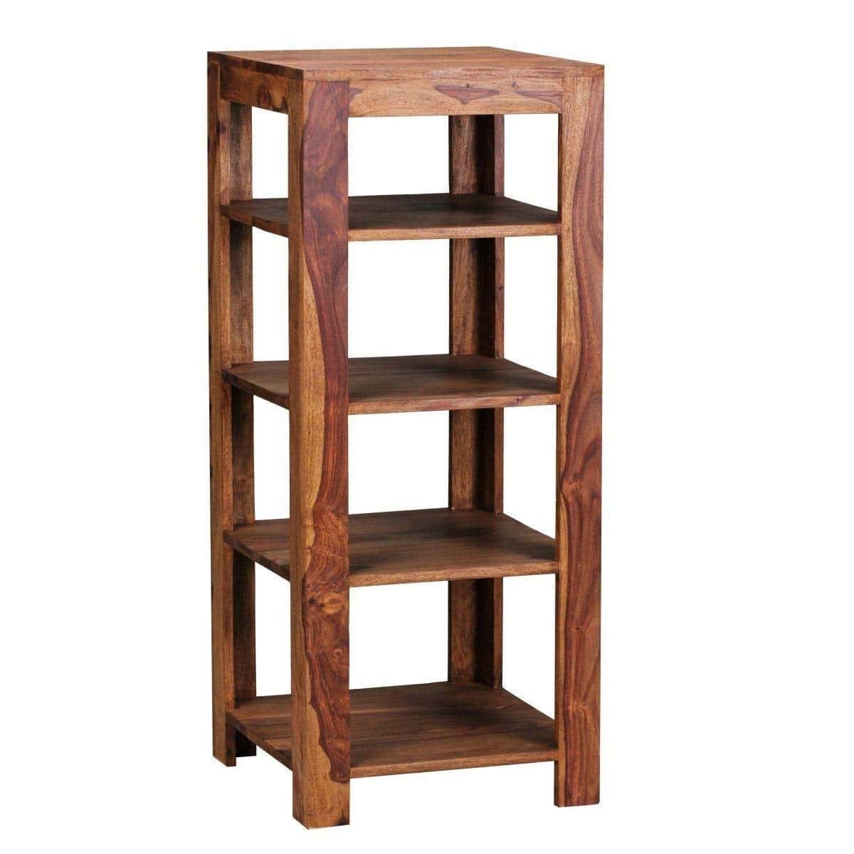 Foster Solid Sheesham Wood Bookshelf