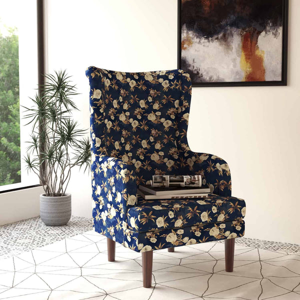 Cairo Wing/Relax Sofa Chair With Wooden Legs - 1 Year Warranty