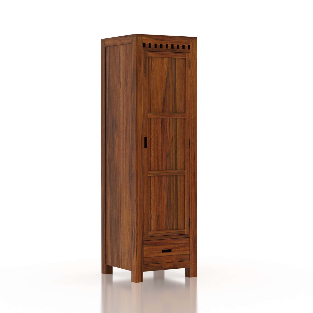 Armania Solid Sheesham Wood Dual Wardrobe/Almirah - 1 Year Warranty