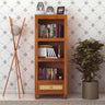 Syrus Solid Sheesham Wood Bookshelf With Drawer - 1 Year Warranty