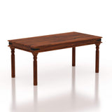 Akon Solid Sheesham Wood 6 Seater Dining Table - 1 Year Warranty