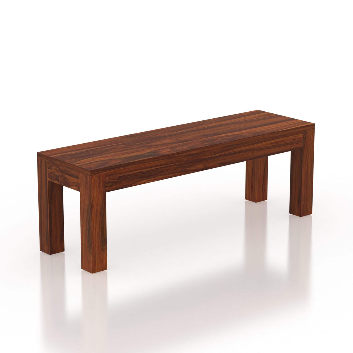 Mark Dining Bench  in Solid Sheesham Wood - 1 Year Warranty