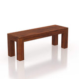 Mayor Solid Sheesham Wood Dining Bench - 1 Year Warranty