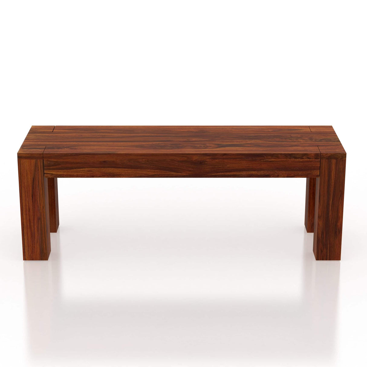 Mayor Solid Sheesham Wood Dining Bench - 1 Year Warranty