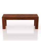 Mayor Solid Sheesham Wood Dining Bench - 1 Year Warranty