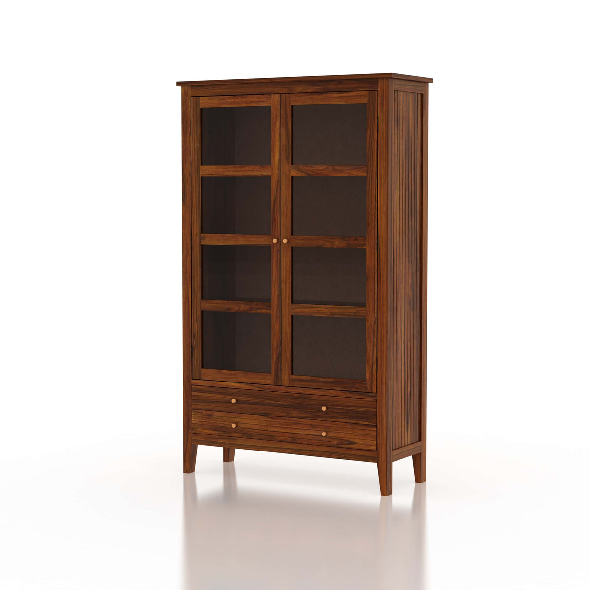 Italian Solid Sheesham Wood Display Unit - 1 Year Warranty