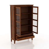 Italian Solid Sheesham Wood Display Unit - 1 Year Warranty