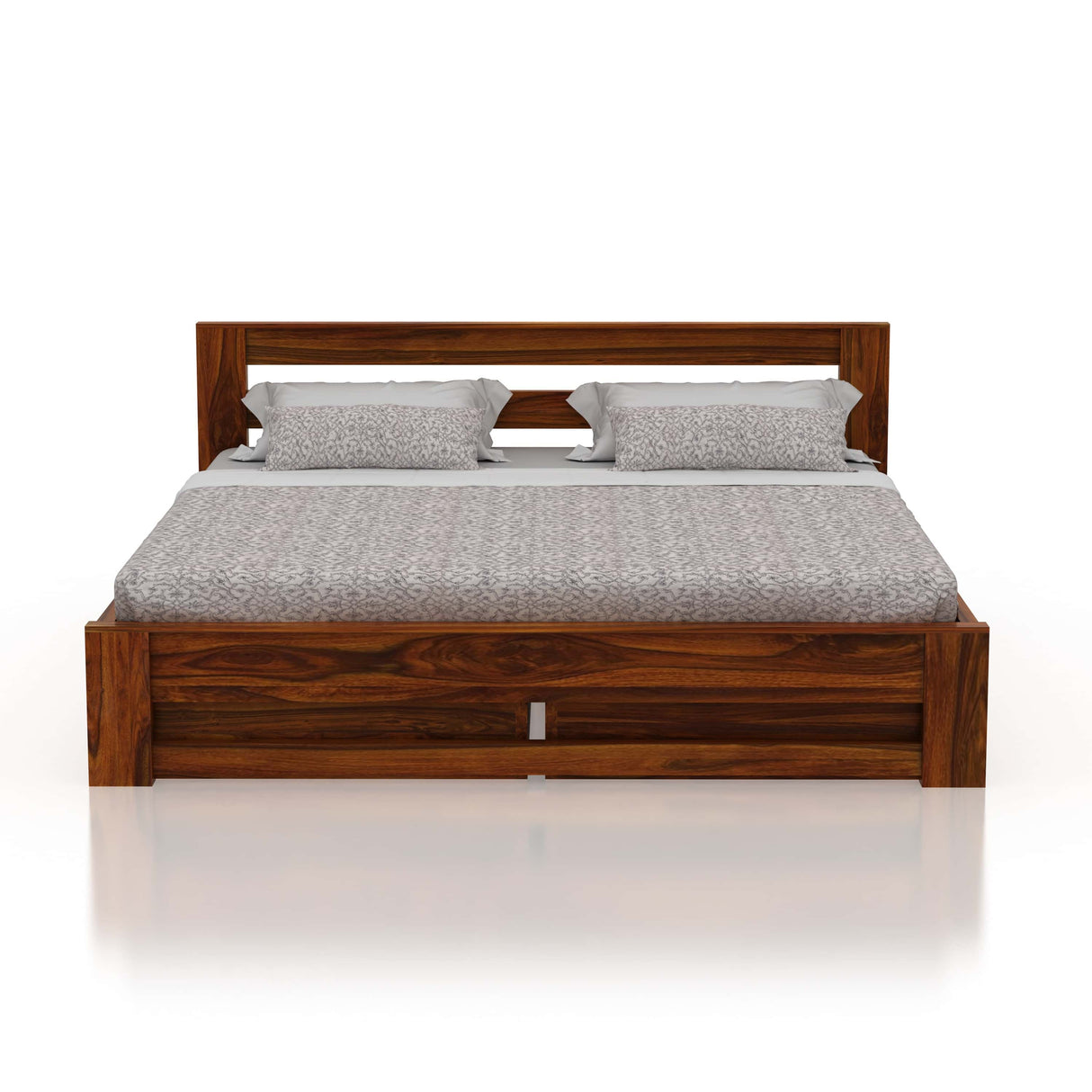 Foster Bed in Solid Sheesham Wood With Drawer Storage - 1 Year Warranty