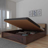 Mayor Hydraulic Storage Bed with Box Storage in Solid Sheesham Wood - 1 Year Warranty