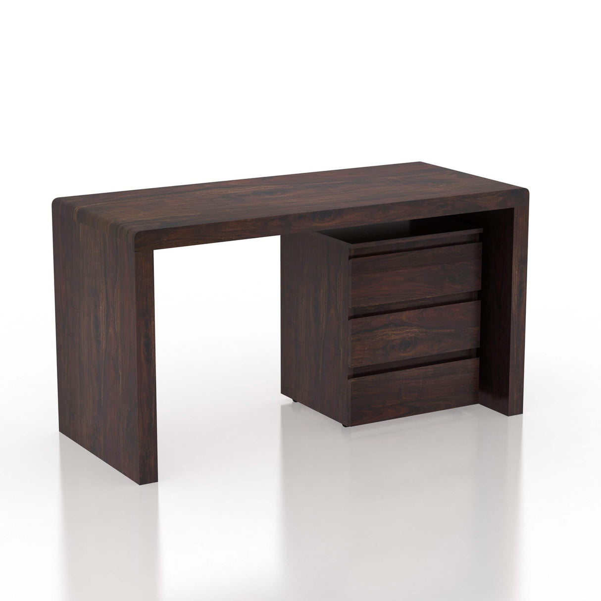 Jeshper Solid Sheesham Wood Study Table With Drawer Unit - 1 Year Warranty