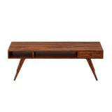 Monte Solid Sheesham Wood Coffee Table With Drawer Storage (LARGE) - 1 Year Warranty